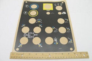 Genie Lift Part # 97557GT - DECAL,GROUND CONTL PANEL,TZ34*, EA