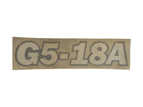 JLG Part # 1001099708 | DECAL,# G5-18A DECAL, EA