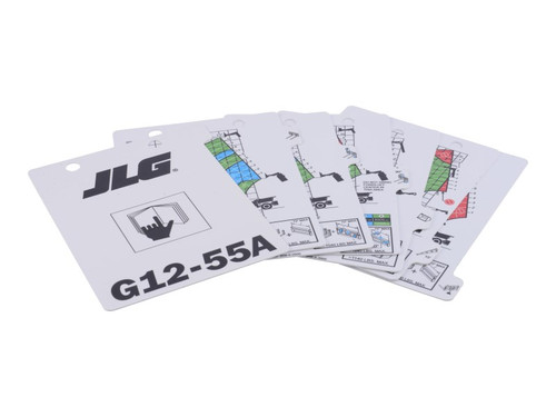 JLG Part # 1001106004 | LOAD,BOOKLET G12-55A, EA