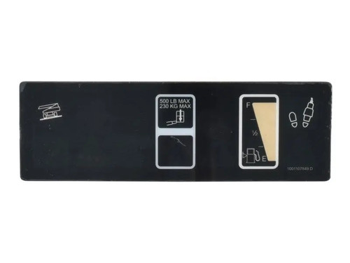 JLG Part # 1001107849 | DECAL,PLATFORM DISPLAY, EA