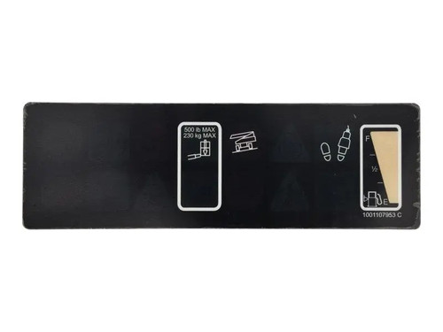 JLG Part # 1001107953 | DECAL,PLATFORM DISPLAY (860SJ), EA