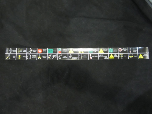 JLG Part # 1001108493 | DECAL,LEGEND (PLF), EA