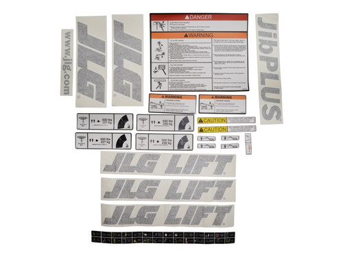 JLG Part # 1001108727 | KIT,PLATF.DECALS E-M45/400/450, EA