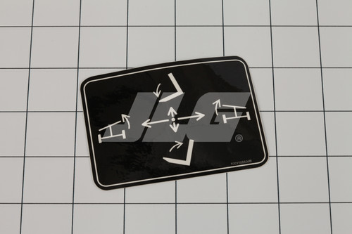 JLG Part # 1001108836 | DECAL,TILT/SWAY, EA