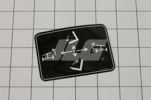 JLG Part # 1001108836 | DECAL,TILT/SWAY, EA