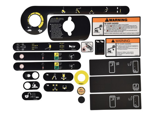 JLG Part # 1001109181 | KIT, PLATFORM CONSOLE DECAL, EA