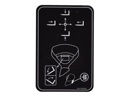 JLG Part # 1001109458 | DECAL,BOOM CONTROL, EA