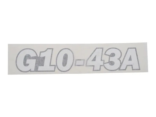 JLG Part # 1001112770 | DECAL,G10-43A, EA
