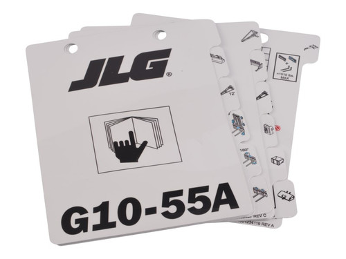 JLG Part # 1001115138 | LOAD,BOOKLET G10-55A SUP., EA