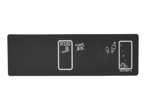 JLG Part # 1001125011 | DECAL,PLATFORM DISPLAY, EA