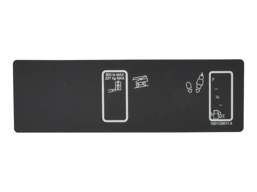 JLG Part # 1001125011 | DECAL,PLATFORM DISPLAY, EA