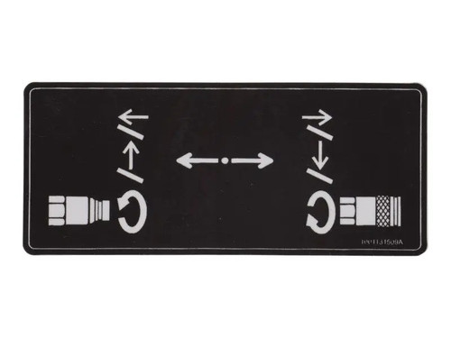 JLG Part # 1001131509 | DECAL,AUX. HYD., EA