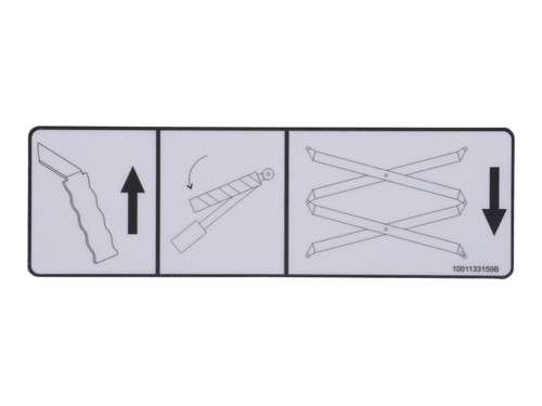 JLG Part # 1001133159 | DECAL,SAFETY PROP, EA