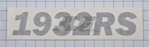 JLG Part # 1001134278 | DECAL,1932RS, EA