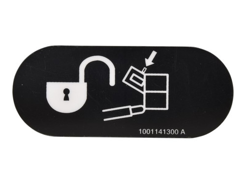 JLG Part # 1001141300 | DECAL,PLATFORM SENSOR OVERRIDE, EA