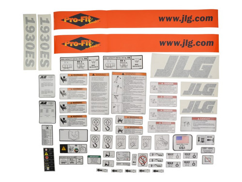 JLG Part # 1001149795 | KIT(SERVICE),1930ES DECAL, EA