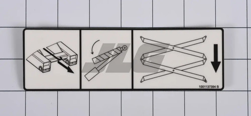 JLG Part # 1001137394 | DECAL,CYLINDER PROP, EA