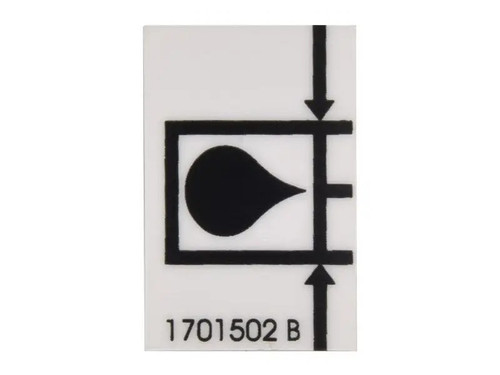 JLG Part # 1701502 | DECAL, HYD OIL LEVEL (HIGH), EA