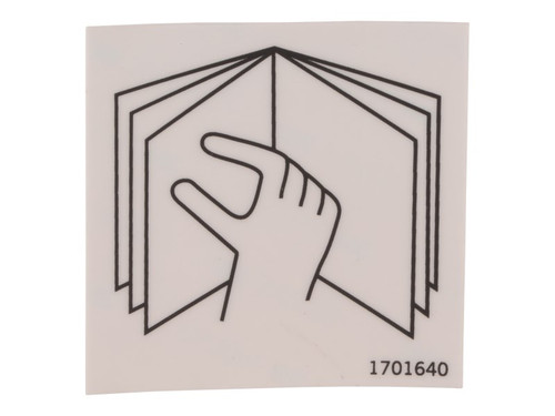 JLG Part # 1701640 | DECAL, MANUAL, EA