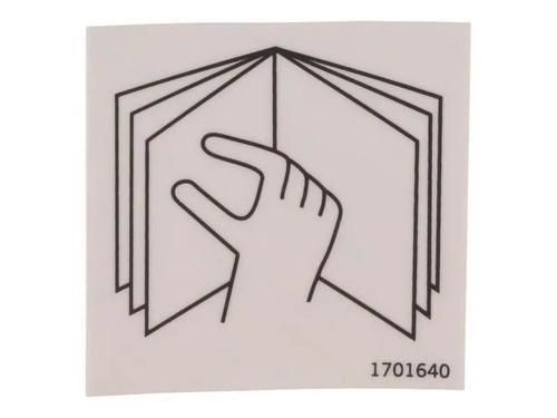 JLG Part # 1701640 | DECAL, MANUAL, EA