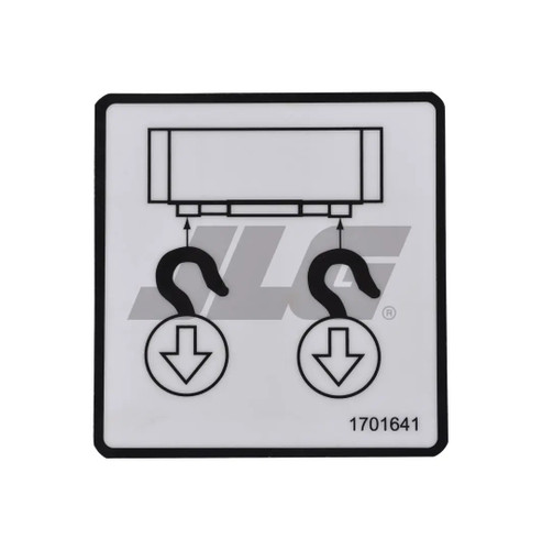 JLG Part # 1701641 | DECAL, TIE DOWN, EA