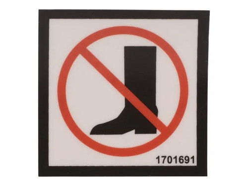 JLG Part # 1701691 | DECAL, NO STEP, EA