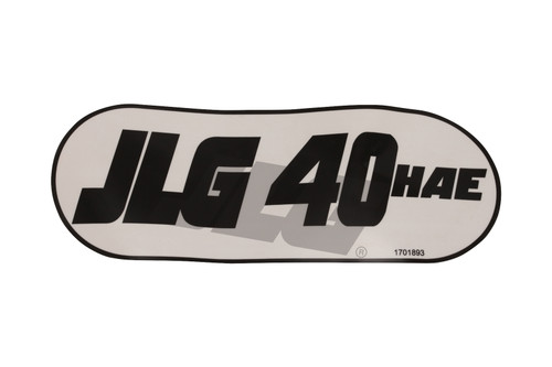 JLG Part # 1701893 | DECAL, JLG  40HAE, EA