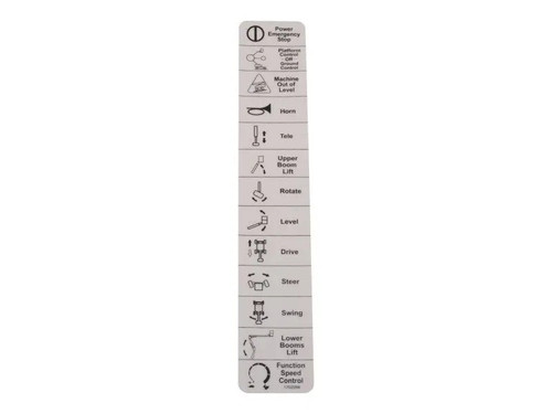 JLG Part # 1702288 | DECAL, (LEGEND), EA