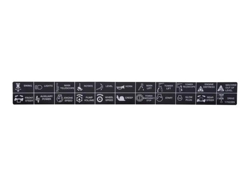 JLG Part # 1702289 | DECAL, (SYMBOLS), EA