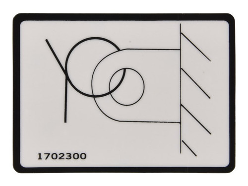 JLG Part # 1702300 | DECAL, TIE DOWN, EA