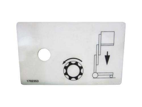 JLG Part # 1702353 | DECAL, (MANUAL DESCENT), EA