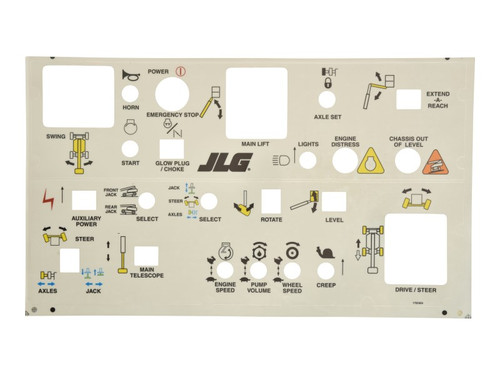 JLG Part # 1702404 | DECAL, CONSOLE BOX, EA