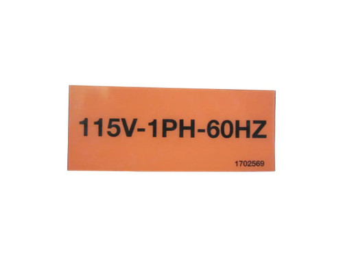 JLG Part # 1702569 | DECAL, ELECT VOLTAGE, EA