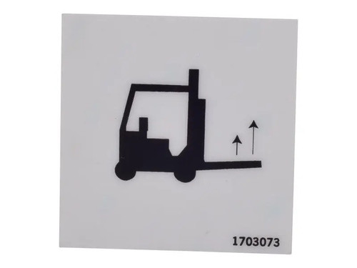 JLG Part # 1703073 | DECAL, FORKLIFT, EA