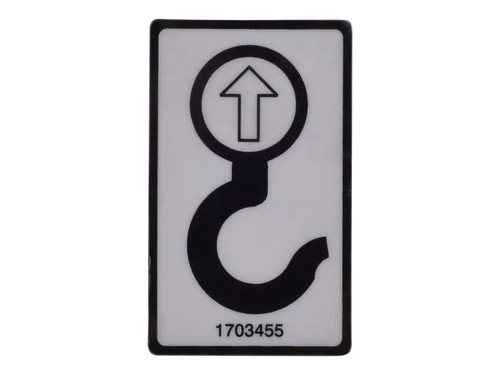 JLG Part # 1703455 | DECAL,LIFT HERE, EA