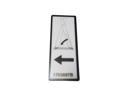 JLG Part # 1703697 | DECAL,SAFETY PROP, EA