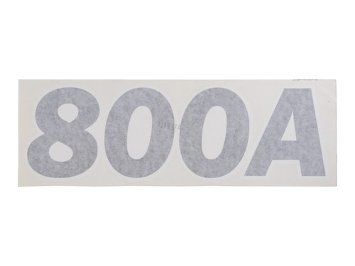 JLG Part # 1703772 | DECAL, 800A, EA