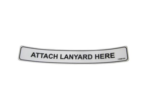 JLG Part # 1703815 | DECAL,ATTACH LANYARD HERE, EA