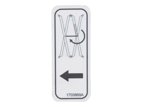 JLG Part # 1703869 | DECAL,SAFETY PROP, EA