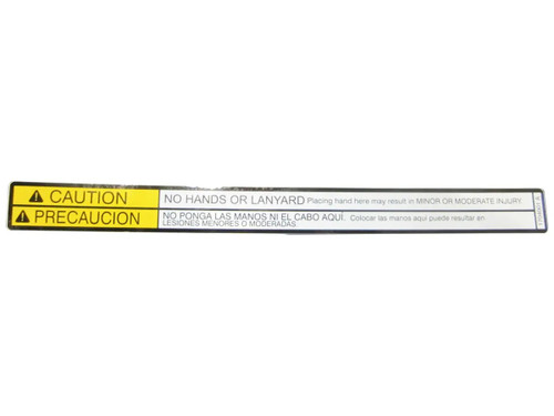 JLG Part # 1704001 | DECAL, NO HANDS (DOM2), EA