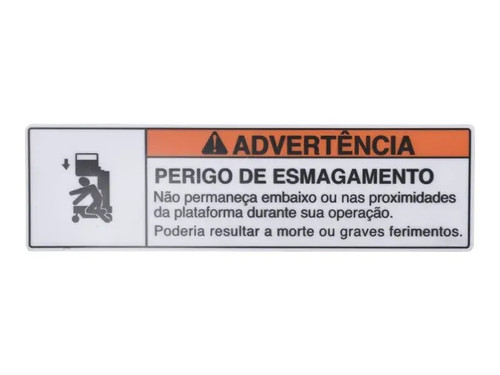 JLG Part # 1704024 | DECAL,CRUSHING-BRZ, EA