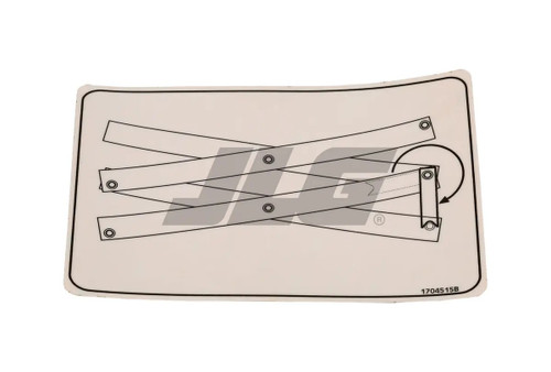 JLG Part # 1704515 | DECAL,SAFETY PROP, EA