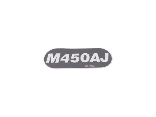 JLG Part # 1704790 | DECAL,MODEL DESIGNATION M450AJ, EA