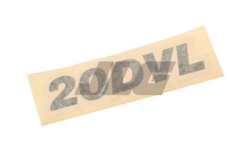JLG Part # 1705017 | DECAL, MODEL DESIG 20DVL, EA