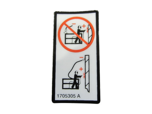 JLG Part # 1705305 | DECAL,WELD LEAD (SKYWELDER), EA