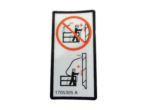 JLG Part # 1705305 | DECAL,WELD LEAD (SKYWELDER), EA