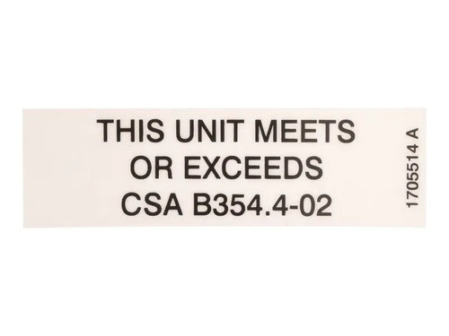 JLG Part # 1705514 | DECAL,CSA (BOOMS), EA