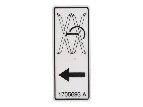 JLG Part # 1705693 | DECAL,SAFETY PROP, EA