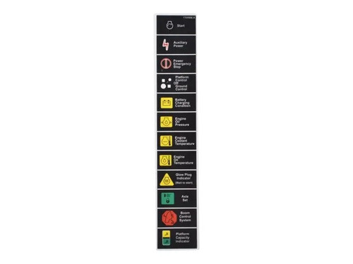 JLG Part # 1705986 | DECAL,LEGEND, EA