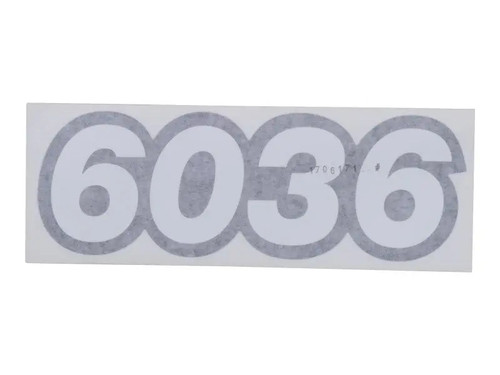JLG Part # 1706171 | DECAL, 6036 MODEL NUMBER, EA